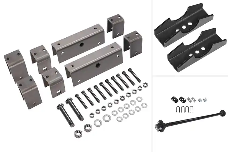 Detailed view of Best Adjustable Bracket Trailer Axles