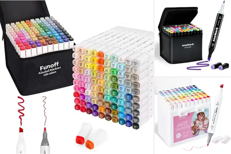 Detailed view of Best Alcohol Markers for Illustration