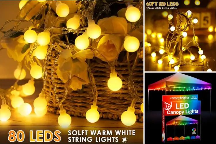 Detailed view of Best Battery Operated Canopy Lights