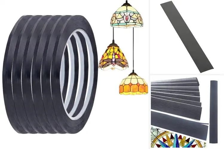 Detailed view of Best Black Leading Strips For Glass Art