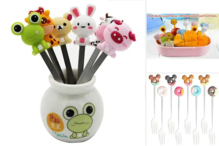 Detailed view of Best Cartoon-Shaped Forks