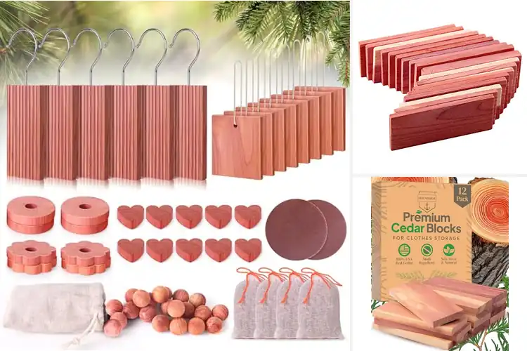 Detailed view of Best Cedar Blocks for Clothes Storage