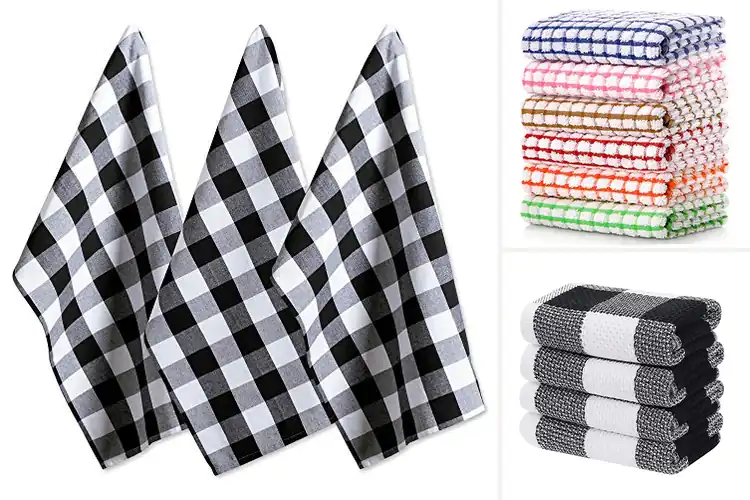 Detailed view of Best Check Kitchen Towels: Top 10 Stylish & Durable Picks