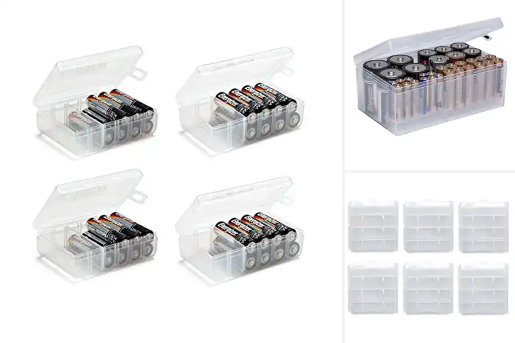 Detailed view of Best Clear Battery Cases: Safe & Organized