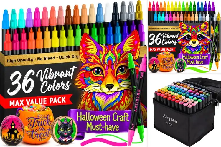 Detailed view of Best Coloring Markers for Adults: Bring Art to Life