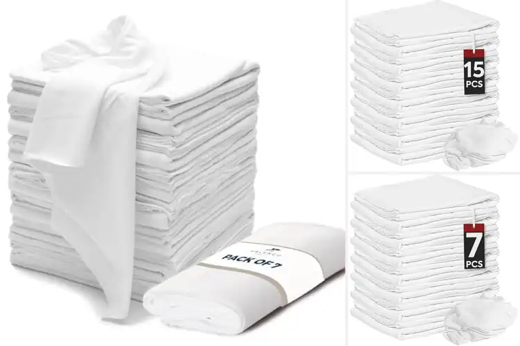 Detailed view of Best Cotton Wiping Cloths: Soft & Built to Last