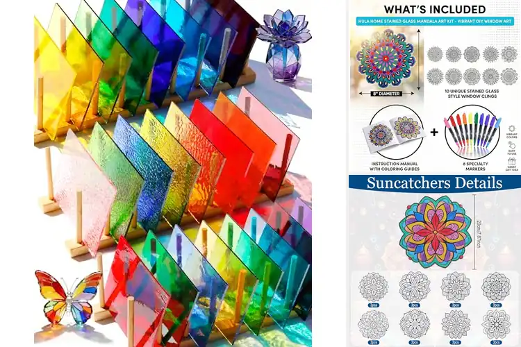 Detailed view of Best DIY Glass Window Art Supplies