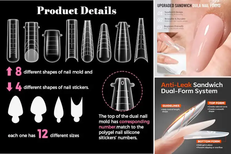 Detailed view of Best Dual Nail Forms