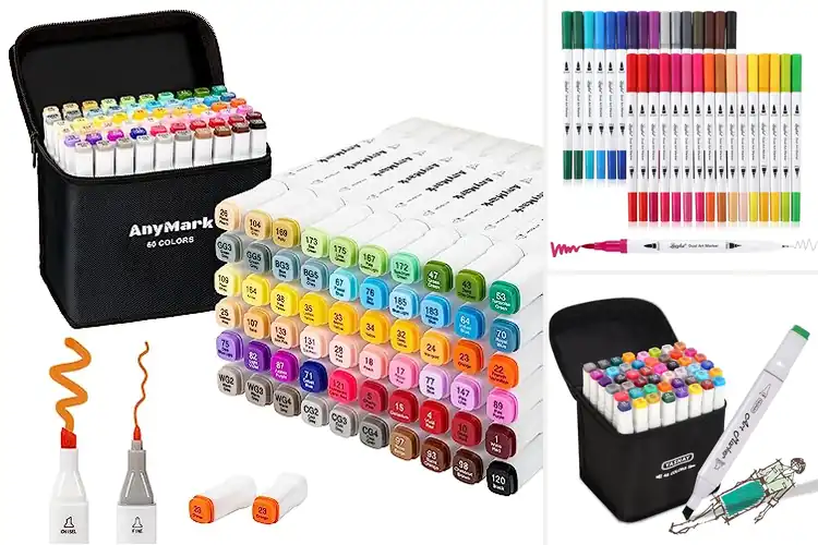 Detailed view of Best Dual Tip Art Markers