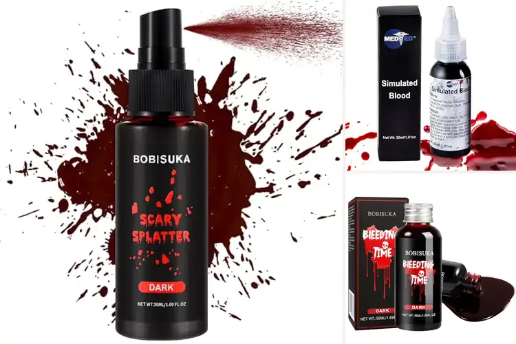 Detailed view of Best Fake Blood Drops for Realistic Scenes