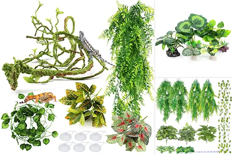 Detailed view of Best Fake Plants for Reptiles: Build a Beautiful Habitat
