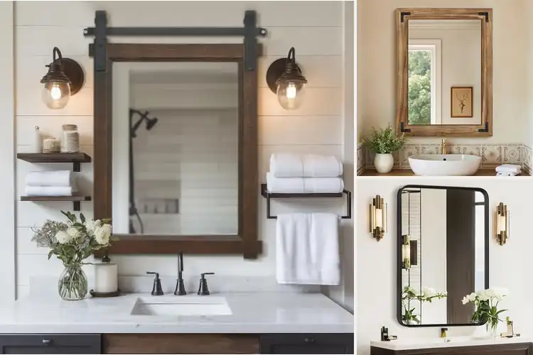 Detailed view of Best Farmhouse Bathroom Mirrors: Transform Your Space