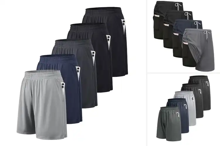 Detailed view of Best Gym Shorts with Deep Pockets and Quick-Dry Comfort