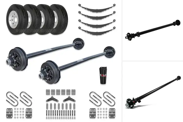 Detailed view of Best Heavy Duty Trailer Axles for Safer Towing