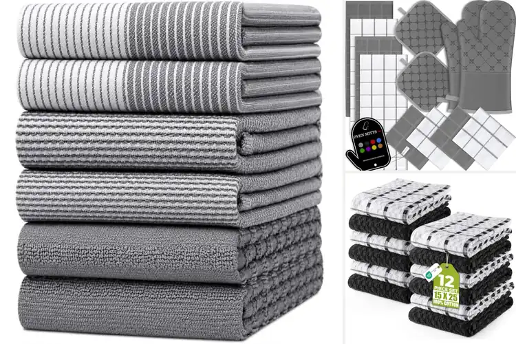 Detailed view of Best Kitchen Towel Sets: Top 10 Picks for a Cleaner Kitchen