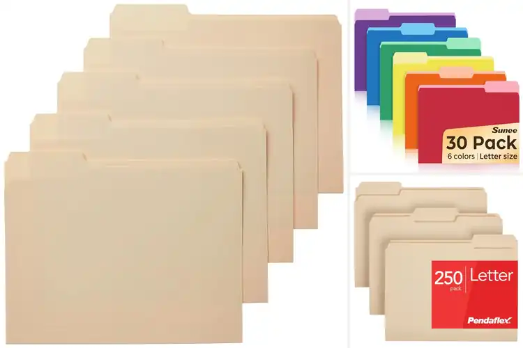 Detailed view of Best Letter Size File Folders