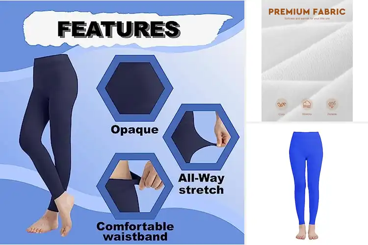 Detailed view of Best Opaque Footless Leggings For Kids