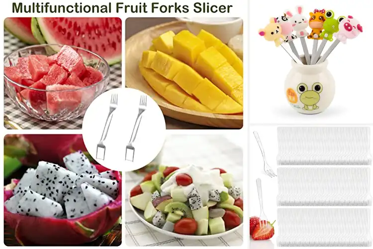 Detailed view of Best Party Fruit Forks: Stylish & Fun Serving Solutions