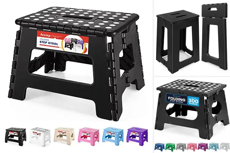Detailed view of Best Plastic Folding Stools: Strong & Lightweight Picks