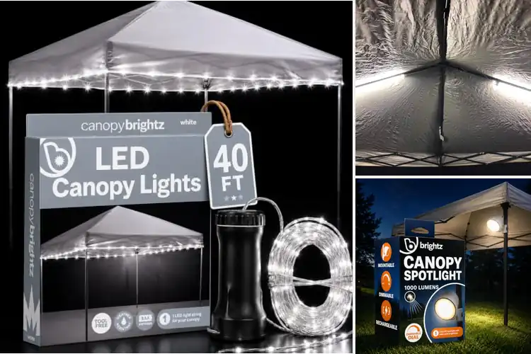 Detailed view of Best Pop Up Canopy Lights