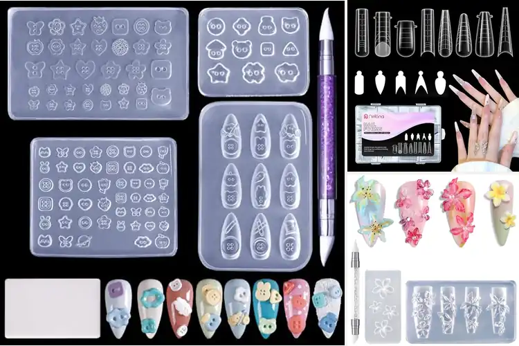 Detailed view of Best Reusable Nail Molds for Stunning, Effortless Nail Art