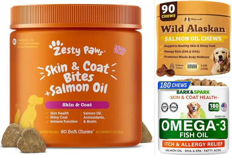 Detailed view of Best Salmon Oil Chews For Dogs: Boost Skin & Coat Health