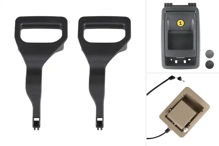 Detailed view of Best Seat Release Handles