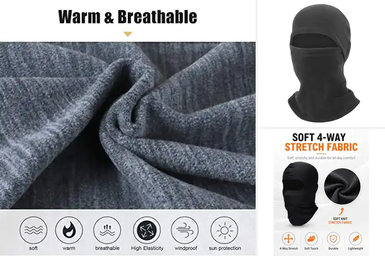 Detailed view of Best Skiing Face Covers