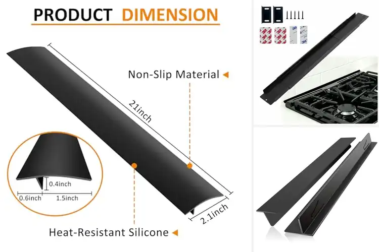 Detailed view of Best Splash Proof Stove Gap Covers
