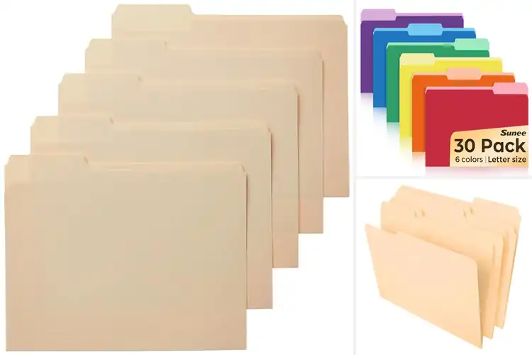 Detailed view of Best Tab File Folders: Organize & Save Time Fast