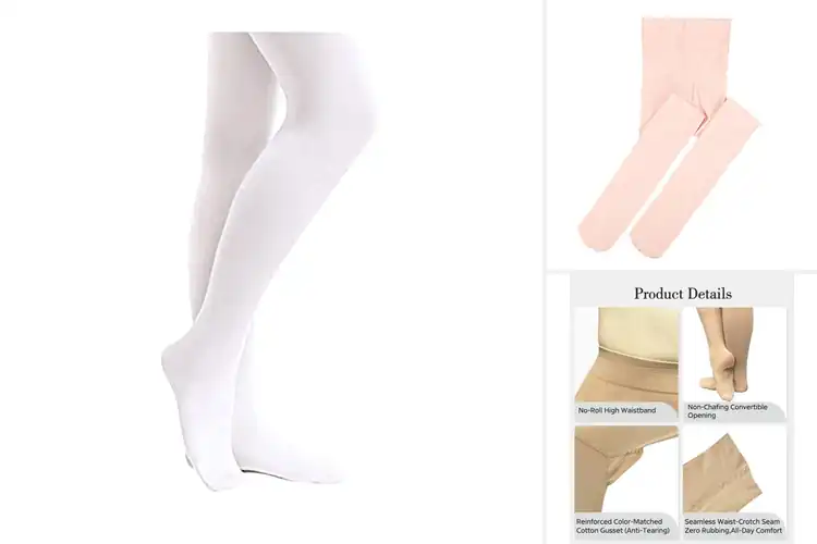 Detailed view of Best Thick Dance Tights For Practice