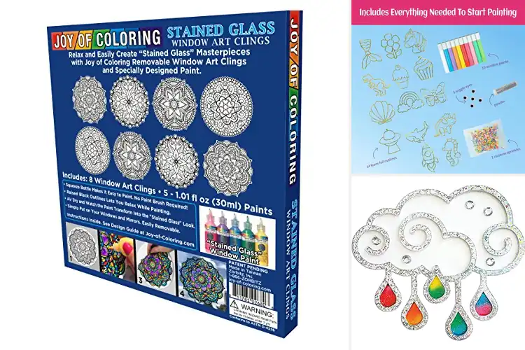 Detailed view of Best Window Art Outlines: 10 Creative Kits to Try